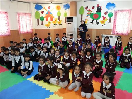 بازدید مهد کودکی ها از بخش کودک